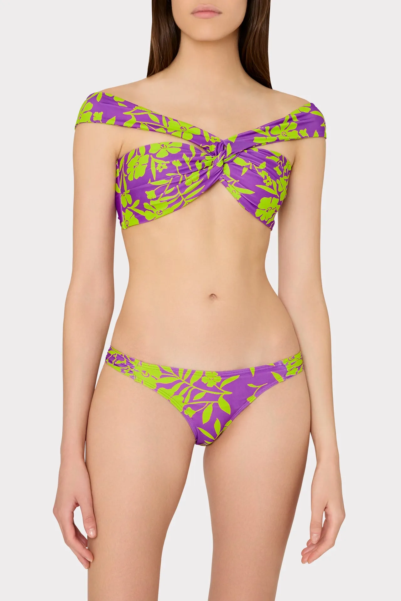 Olivia Marigold Aroma Draped Bandeau Top