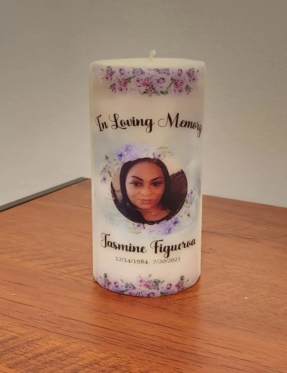 Personalized Memorial Candle