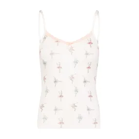 Polkadot BALLET DANCER Print PATTI CAMISOLE