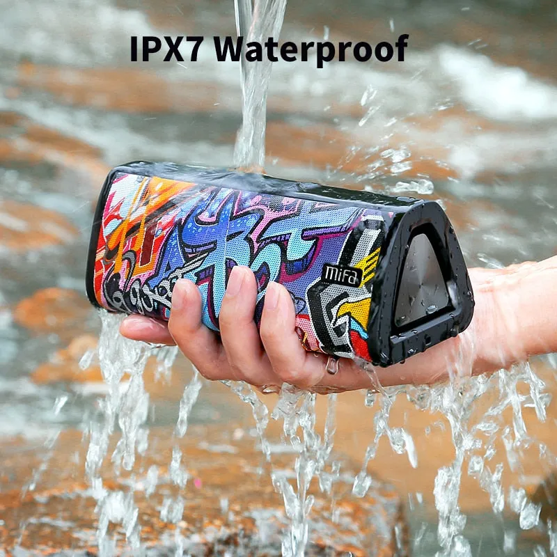 Portable Bluetooth speaker 360° Stereo Sound 20W  IPX7 waterproof wireless bluetooth 5.0 speaker 24-Hour Play time