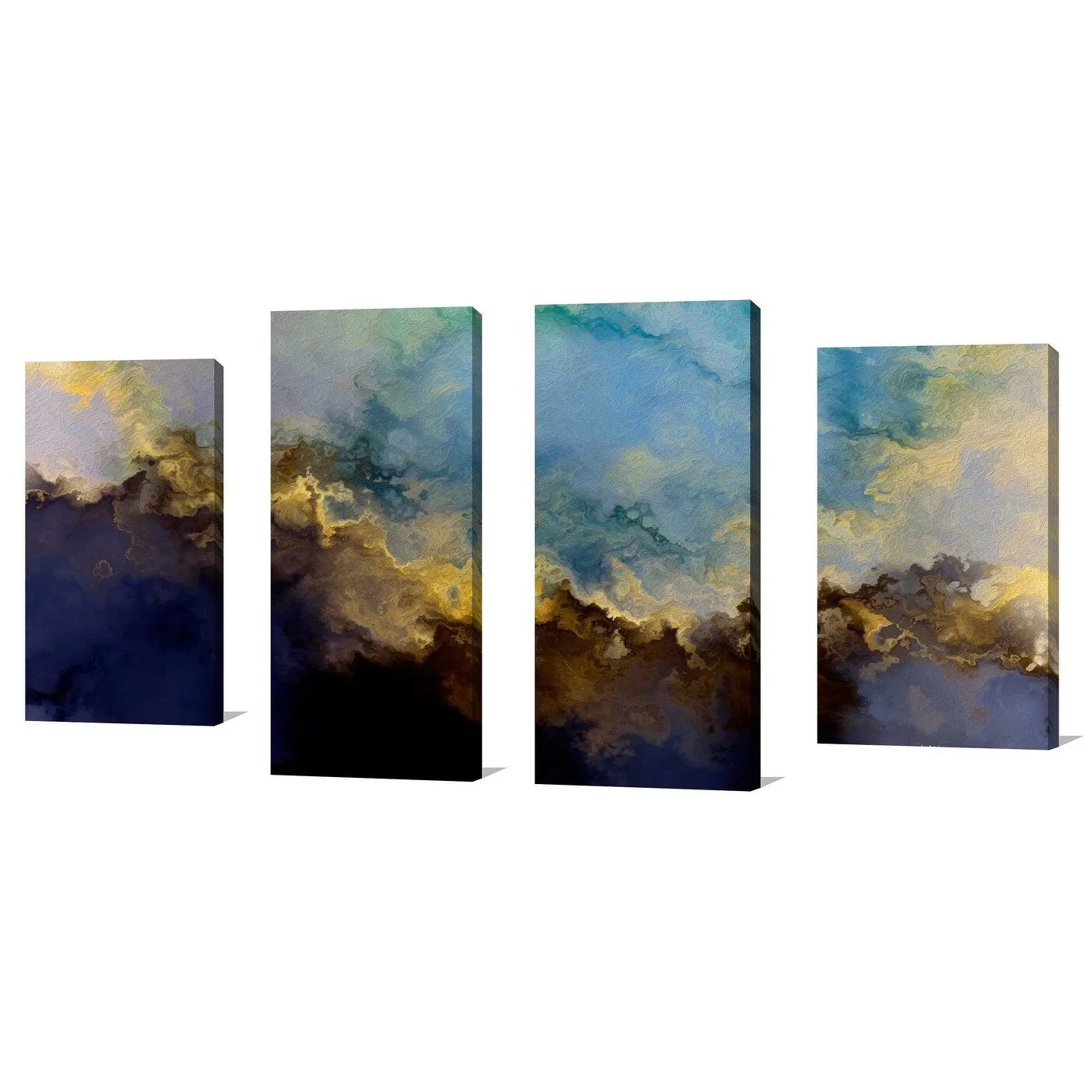 "1 Corinthians 3 11 Life Starts With Jesus" 4 Piece Print on Canvas