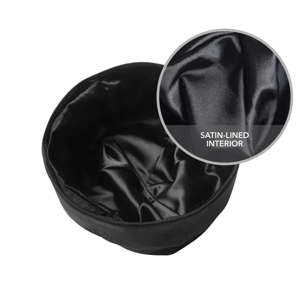 Satin-Lined, Men's Sleep Cap, Adjustable Wave Cap