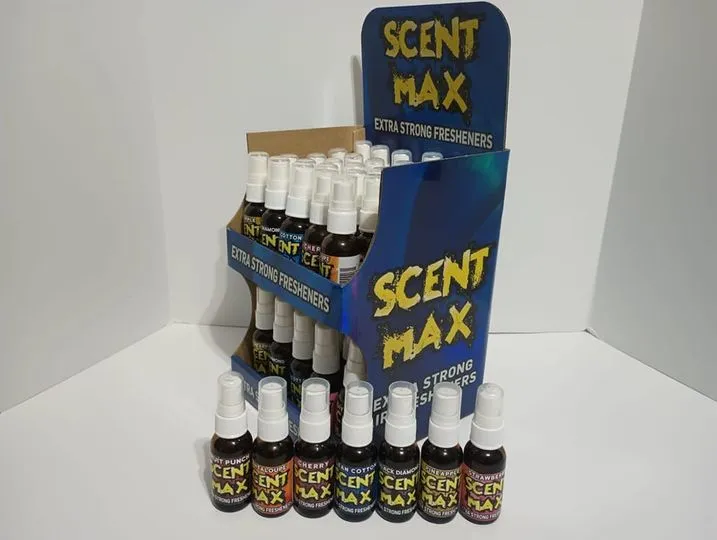 SCENT MAX ASSORTED 50 COUNT PREMIUM OIL BASED AIR FRESHERNER DISPLAY EXTRA STRONG