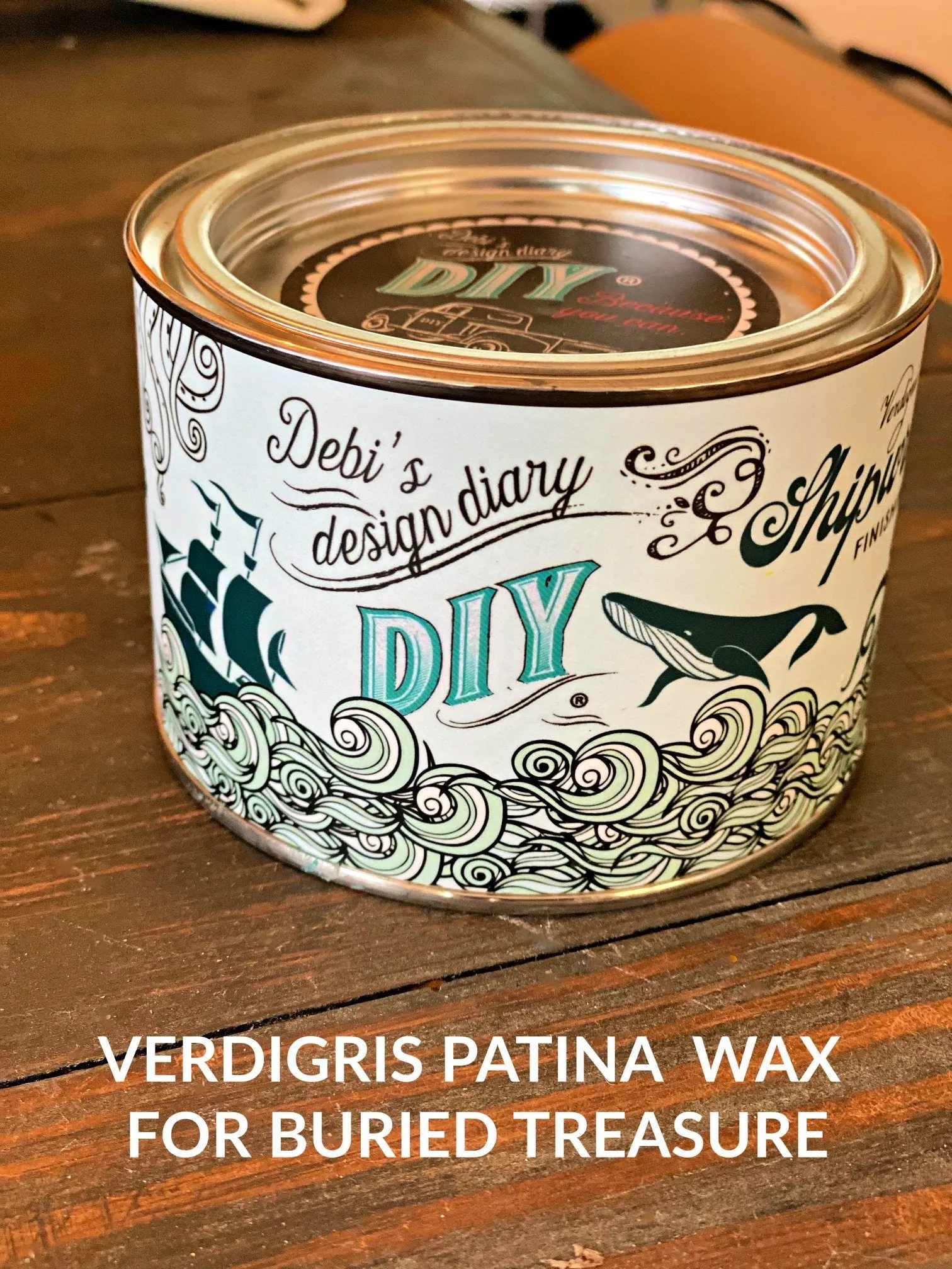 Shipwrecked Verdigris Magic Finishing Wax DIY Paint