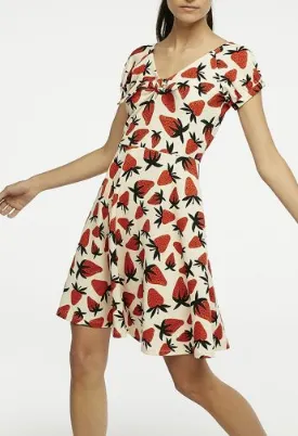 Strawberry Skater Dress