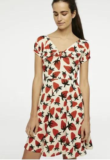 Strawberry Skater Dress