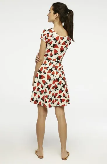 Strawberry Skater Dress