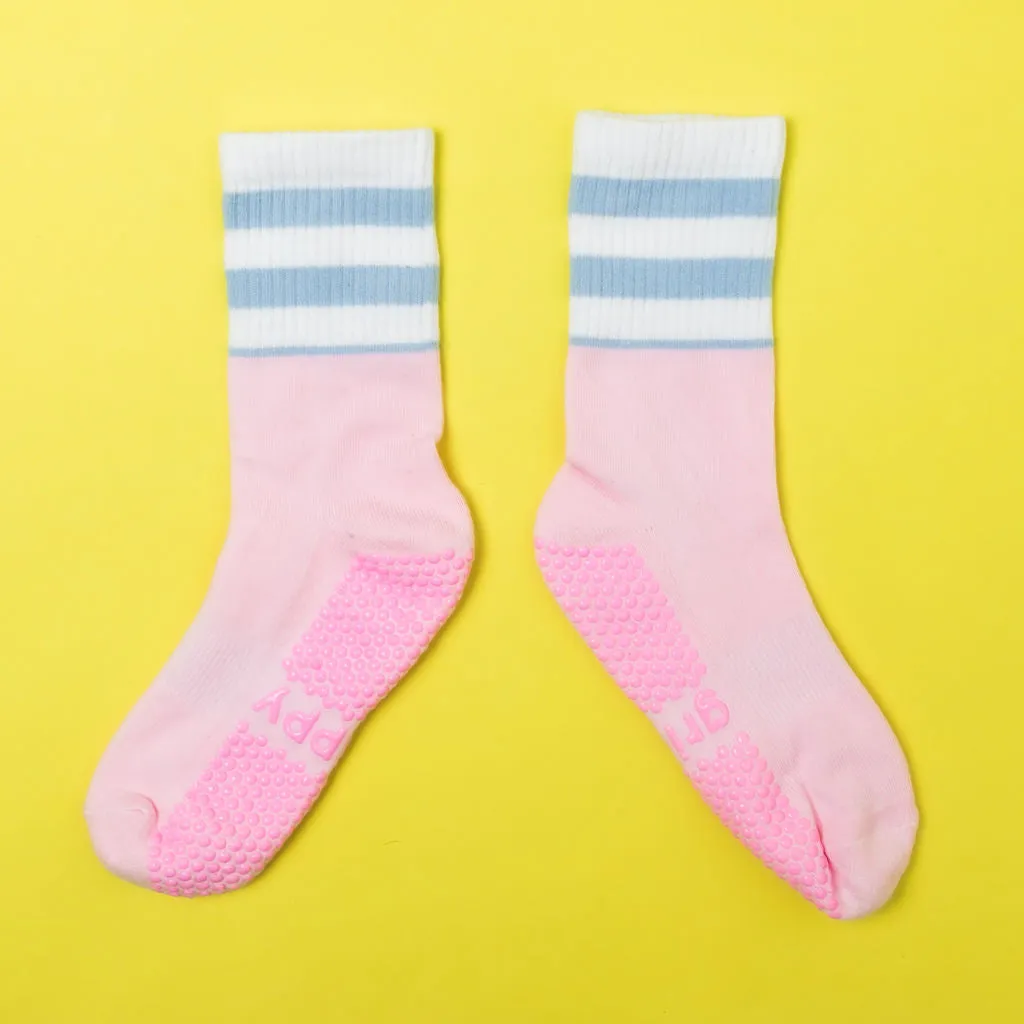 Stripey Crew Grippy Sock