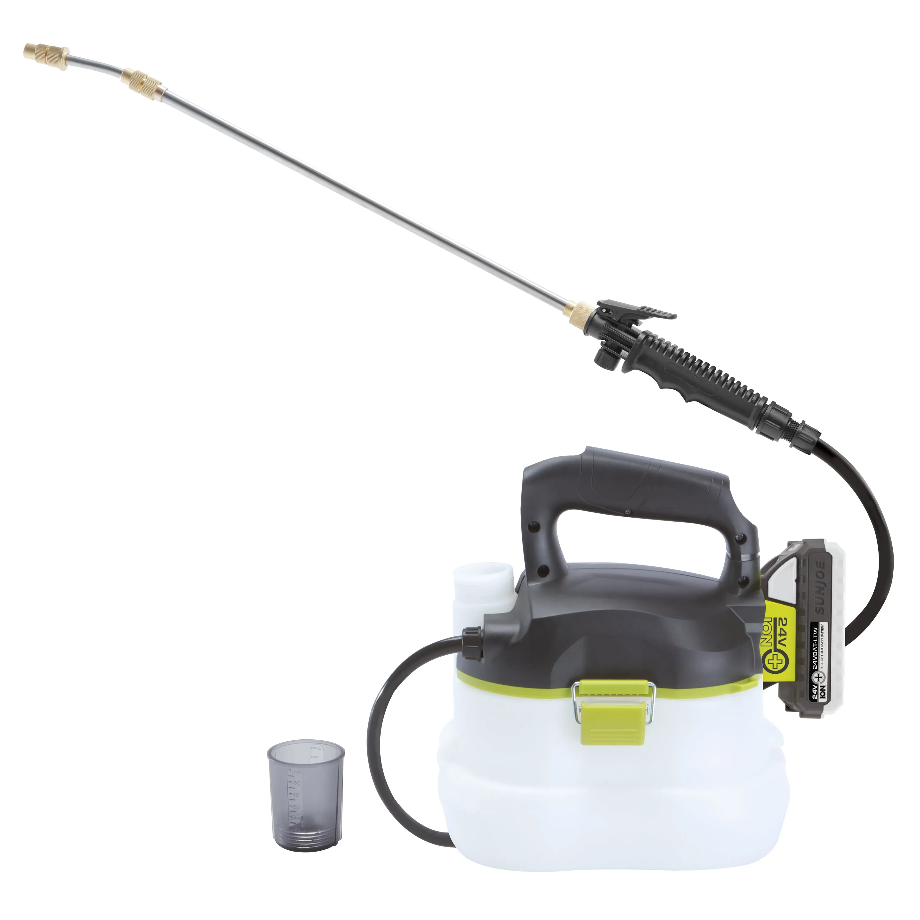 Sun Joe 24V-GS-LTW 24-Volt* IONMAX Multi-Purpose Chemical Sprayer Kit | W/ 1.3-Ah Battery   Charger