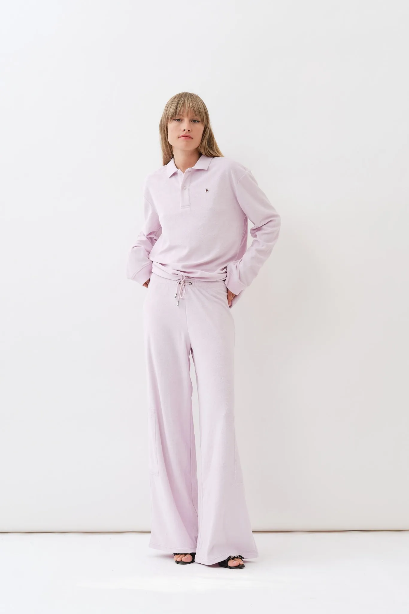 Terrycloth Pants — Strawberry Milk