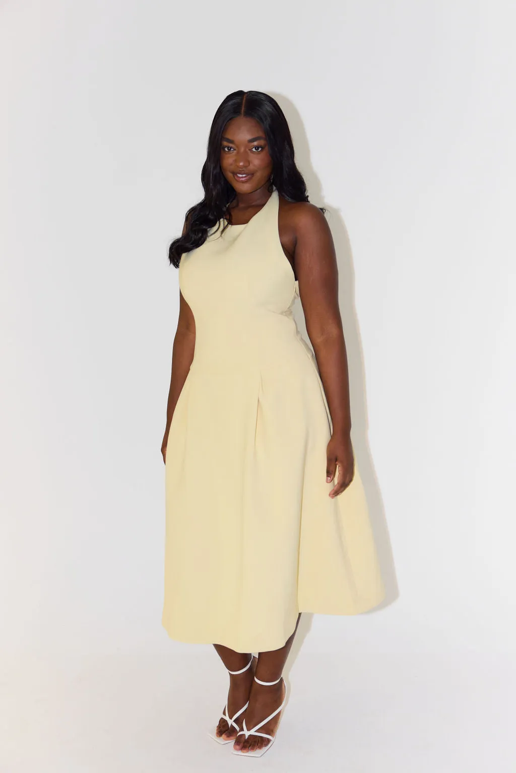 The Ultimate Muse Dropped Hem Midi Dress