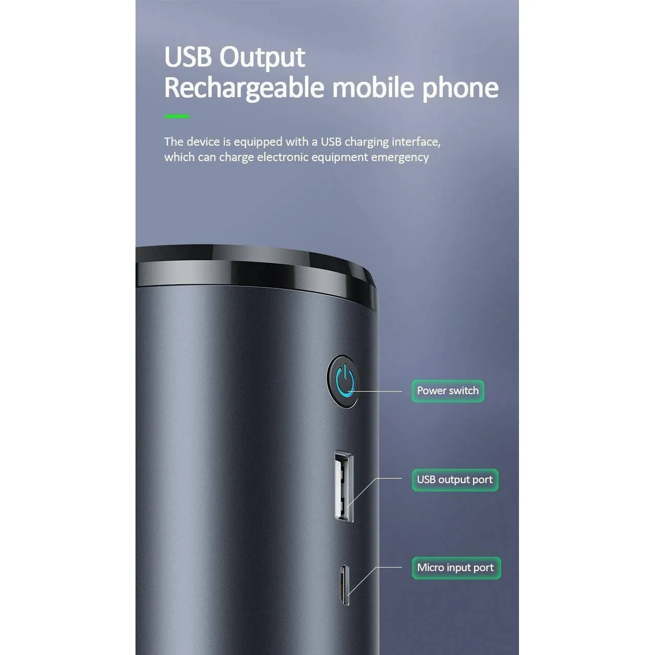 USAMS Portable UVC Air Purifier